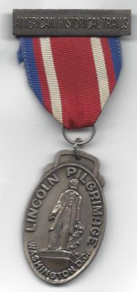 Lincoln Pilgrimage Trail Medal