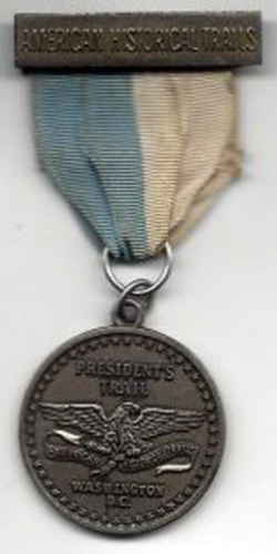 President's Trail Washington D.C. Medal