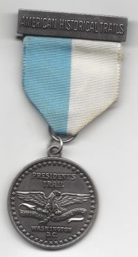President's Trail Washington D.C. Medal