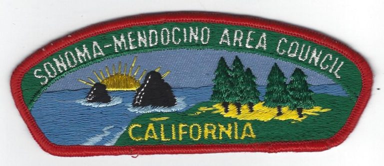 Sonoma Mendocino Area Council T1 Full Embroidered