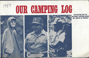 Our Camping Log Application for National Camping Award 1985