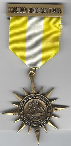 Colonial Annapolis Historical Trail Medal