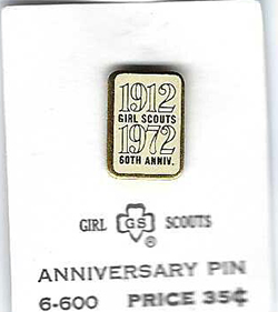 Girl Scout 60th Anniversary Pin