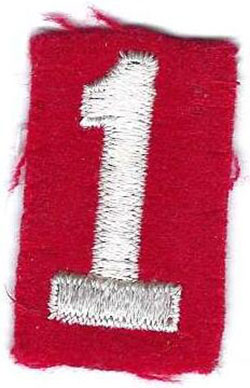 Red Felt Number 1