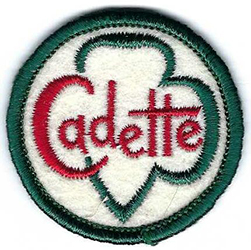 Cadette Emblem Embroirdered Felt 1973 -1980