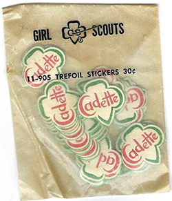 Cadette Trefoil Stickers 11-905