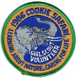 Cookie Safari 1986 GS Volunteer