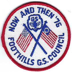 Foothills Girl Scout Council Now and Then 1976