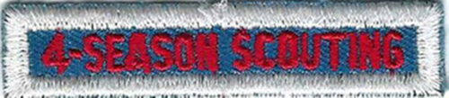 Four Seasons Girl Scout Challenge Bar Patch