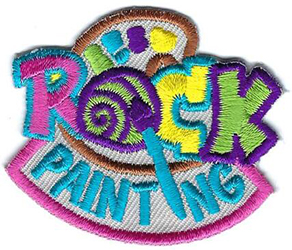 Fun Patch Painting Rock