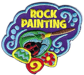 Fun Patch Rock Painting