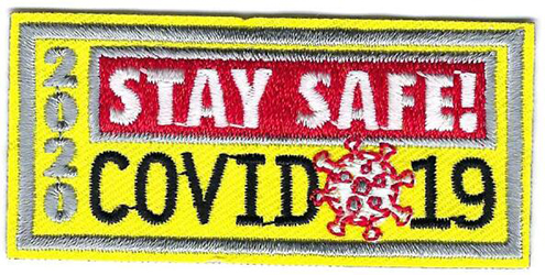 Fun Patch Stay Safe Covid 19 2020