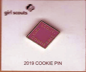 Girl Scout 2019 Cookie Sale Pin