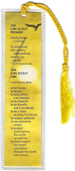 Girl Scout Book Mark