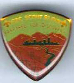 Girl Scout Show Pin Prepared for Discovery