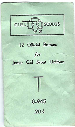 Junior Girl Scout Official Buttons 1968 - 1973 Set od 12 0-945