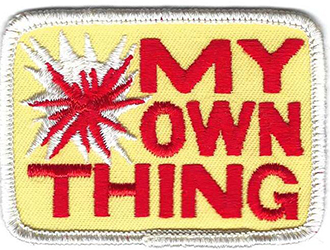 My Own Thing Badge