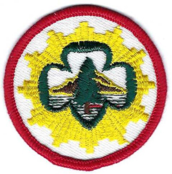 Senior Girl Scout Trailblazer-Mountaineer Interest Patch 1960 - 1974