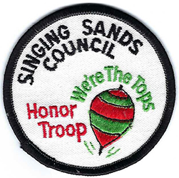 Singing Sands Council Honor Troop