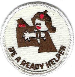 Three Brownie B's; Be A Ready Helper