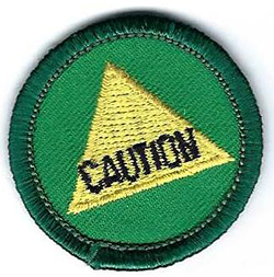 Junior Girl Scout Badge Safety First JB84 2001- 2011