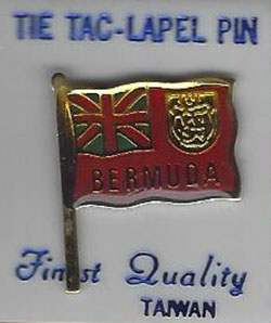 Bermuda Flag Tie Tac-Lapel Pin