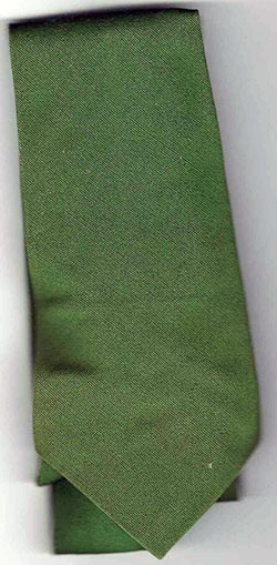 Necktie Olive Green Scout Leader